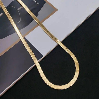 Çelik Kolye Gold 45 cm - Kalbinle